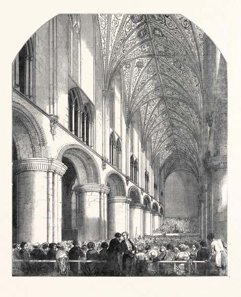 THE GRAND MUSICAL FESTIVAL IN HEREFORD CATHEDRAL, 1852