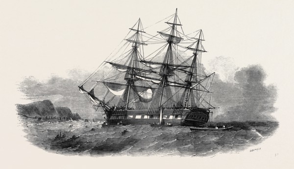 THE SHIP "CENTAUR," OF CALCUTTA, LOST ON THE COAST OF ARABIA.