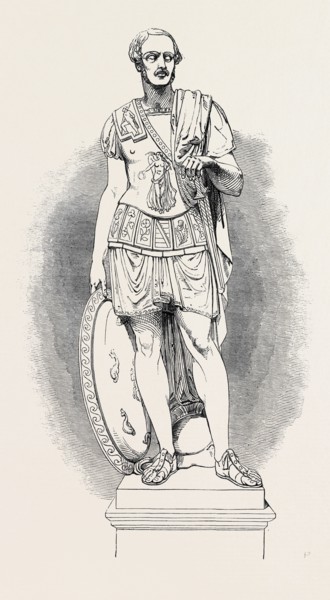 MARBLE STATUE OF HIS ROYAL HIGHNESS PRINCE ALBERT.