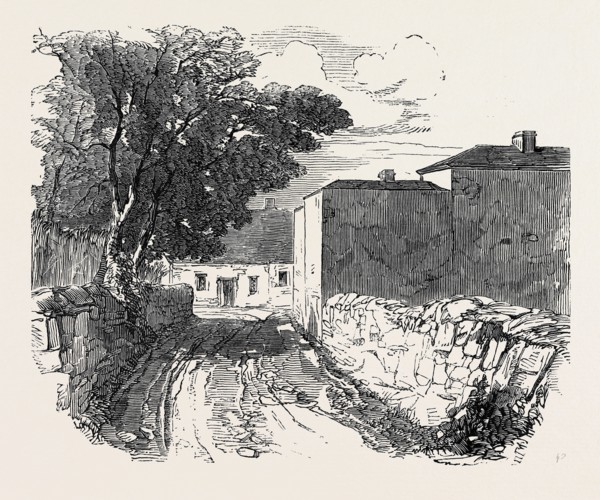SCENE OF THE RIOT AT SIX-MILE BRIDGE, CLARE, IRELAND; THE FATAL RIOT BETWEEN THE PEASANTRY AND THE