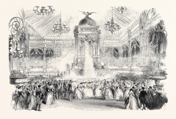 THE GRAND BALL IN THE MARCHE DES INNOCENS, 1852