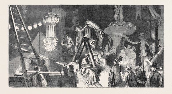 PREPARATIONS FOR THE FETES AT PARIS, 1852