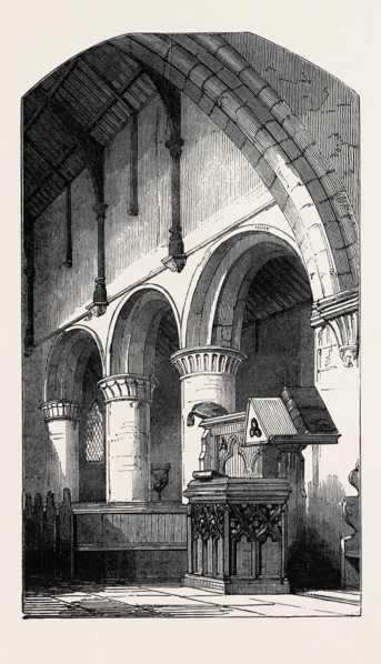 NAVE OF ICKLESHAM CHURCH, RESTORED.
