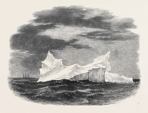ICEBERG PASSED BY THE SHIP "NORTHUMBERLAND," ON HER PASSAGE ROUND CAPE HORN, 1852