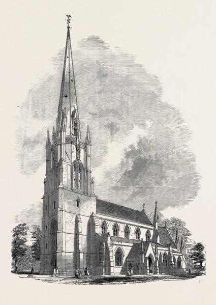 CHRIST CHURCH, EALING, FOUNDED BY MISS LEWIS, 1852
