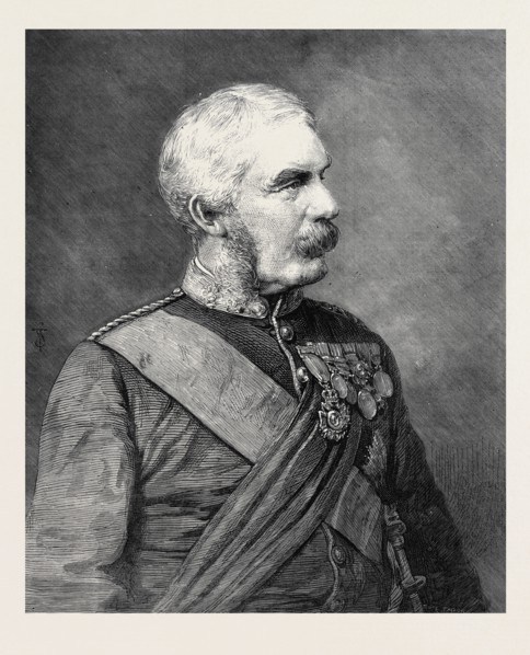 GENERAL SIR FREDERICK PAUL HAINES, G.C.B., C.I.S., COMMANDER-IN-CHIEF OF THE ARMY IN INDIA, 1879