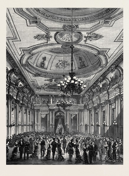 THE MARQUIS OF LORNE AND PRINCESS LOUISE AT MONTREAL: BALL GIVEN BY THE ST. ANDREW'S SOCIETY, 1879