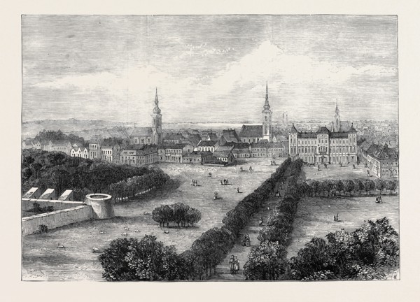 THE GREAT FLOOD IN HUNGARY: SZEGEDIN, BEFORE THE INUNDATION, 1879