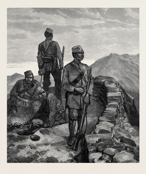 AFGHANISTAN: A GOORKHA OUTPOST, 1879