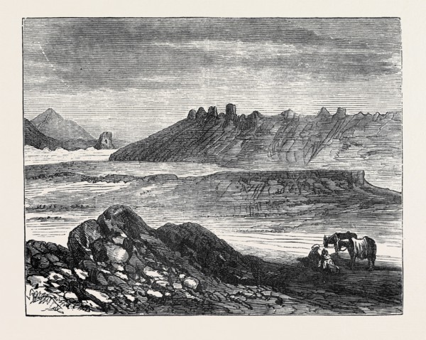 AFGHAN SKETCHES: GROUP OF ANCIENT BUDDHIST TOPES, AT HADA, 1879