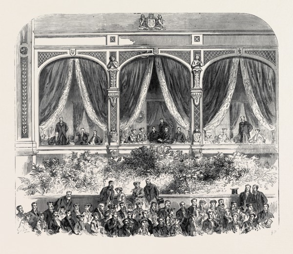 GRAND CONCERT AT THE CRYSTAL PALACE: THE ROYAL BOX, 1867