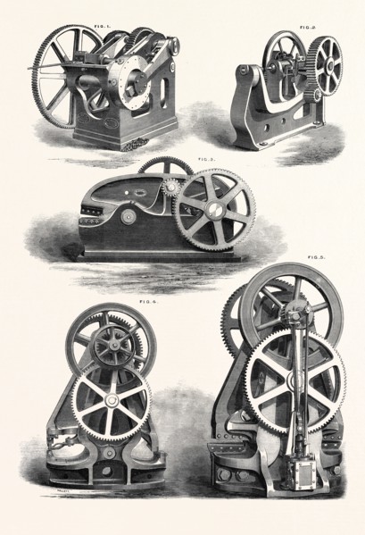 MACHINE TOOLS: 1. Rivet-making Machine 2. Riveting-Machine 3. Shearing-Machine for bars of all