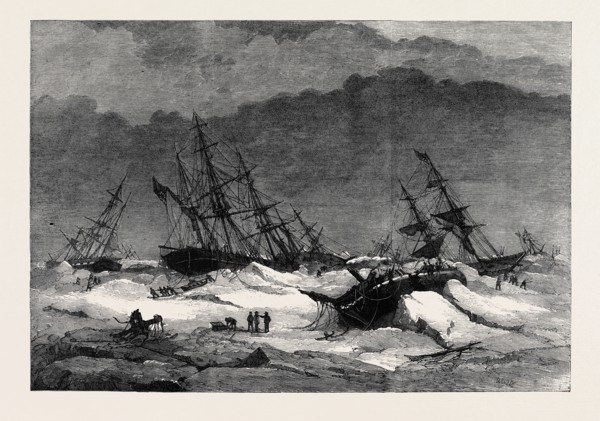 WRECKS ON THE COAST OF LAPLAND, IN THE WHITE SEA, 1867