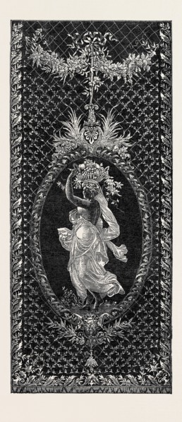 THE PARIS INTERNATIONAL EXHIBITION: FRENCH EMBROIDERED MUSLIN, FRANCE, 1867