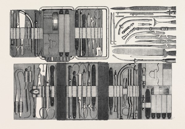 THE PARIS INTERNATIONAL EXHIBITION: CHARRIÃàRE'S ARTICULATED BLADES, WHICH MAY ALL BE FITTED TO ONE