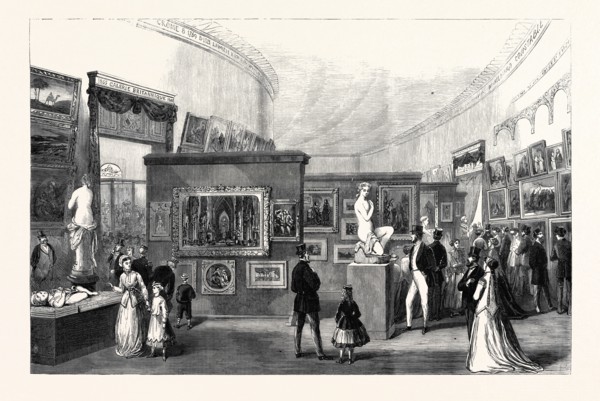 THE BRITISH PICTURE GALLERY IN THE LATE PARIS INTERNATIONAL EXHIBITION, FRANCE, 1867