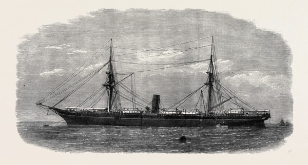 THE RHONE, ONE OF THE VESSELS LOST IN THE LATE HURRICANE IN THE WEST INDIES, 1867