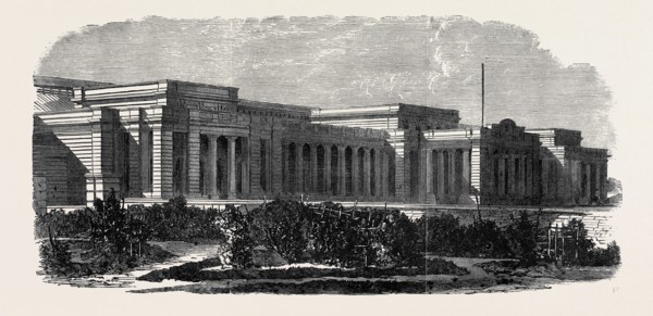 THE RAILWAY STATION AT CAWNPORE, 1867