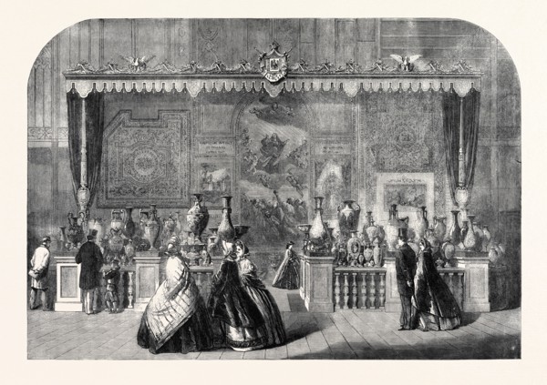 THE INTERNATIONAL EXHIBITION: TAPESTRIES OF GOBELINS AND BEAUVAIS, AND CHINA OF SEVRES, 1862
