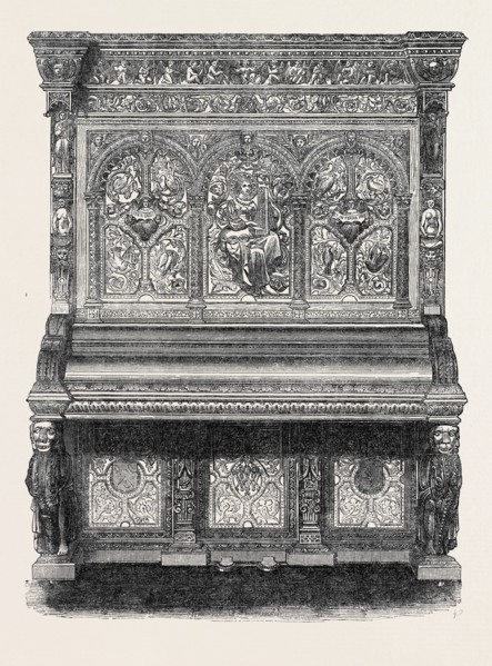 THE INTERNATIONAL EXHIBITION: PIANOFORTE BY MESSRS. ALLISON, OF WARDOUR STREET, 1862
