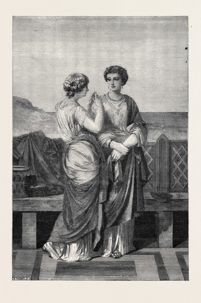 THE INTERNATIONAL EXHIBITION: "A CONFESSION," BY E.J. AUBERT, 1862