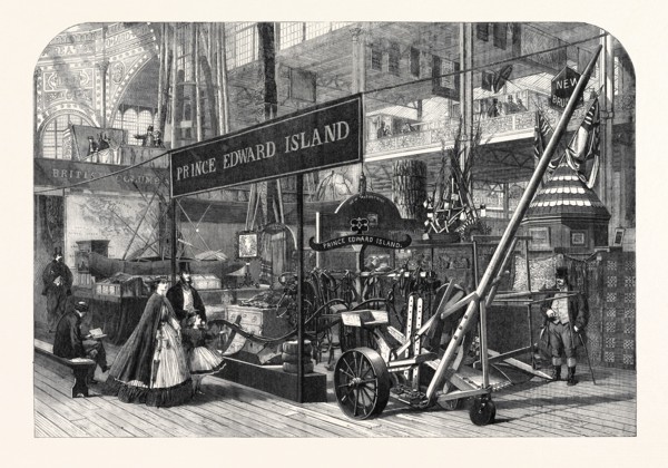 THE INTERNATIONAL EXHIBITION: BRITISH COLUMBIA AND PRINCE EDWARD ISLAND COURTS, 1862