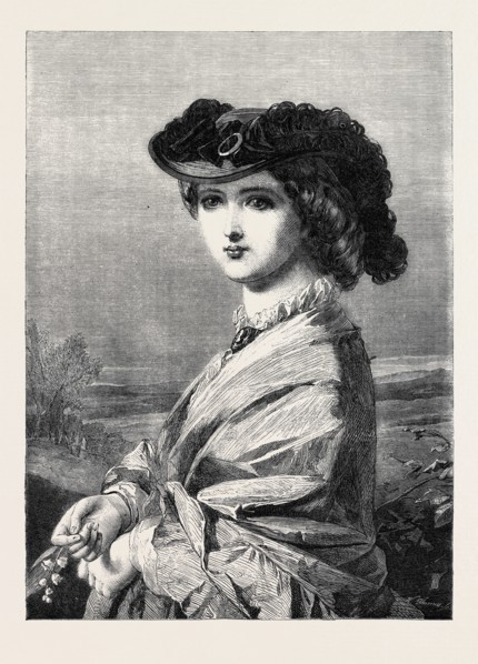 THE WINTER EXHIBITION PALL MALL: "MORNING," BY DICKSEE, 1862