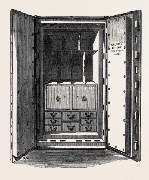 THE INTERNATIONAL EXHIBITION: CHUBBS' SAFE, 1862
