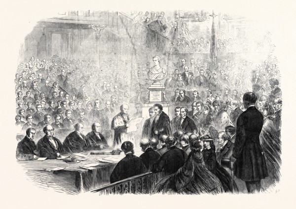 INAUGURATION OF THE BUST OF HIS ROYAL HIGHNESS THE PRINCE OF WALES AT THE HIGH SCHOOL, EDINBURGH,