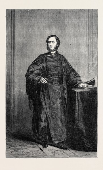 DR. AINGER, PRINCIPAL OF ST. BEES COLLEGE, CUMBERLAND, 1862