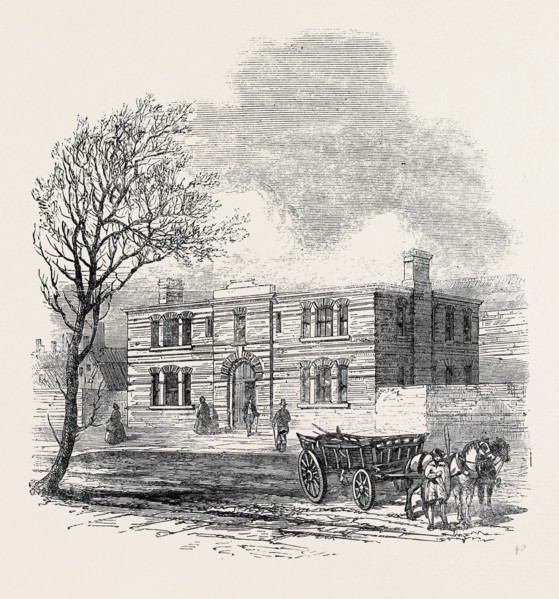 OFFICES ATTACHED TO THE AGRICULTURAL HALL, ISLINGTON, 1862