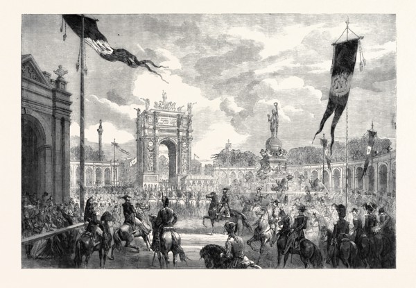OPENING OF THE BOULEVARD DU PRINCE EUGÃàNE, AT PARIS, BY THE EMPEROR, 1862