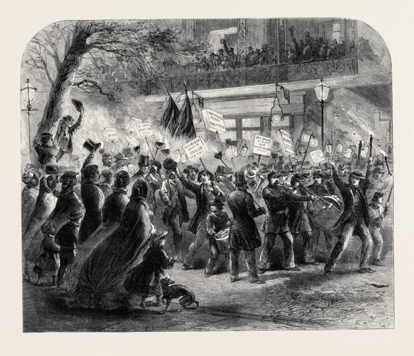 THE ELECTION OF MR. HORATIO SEYMOUR, GOVERNOR OF THE STATE OF NEW YORK: DEMOCRATIC PROCESSION