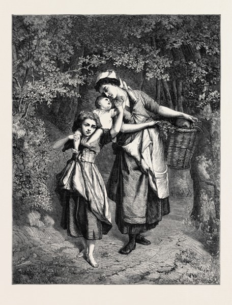 "THE HAPPY MOTHER," BY T.H. GERARD, FROM THE INTERNATIONAL FINE ARTS EXHIBITION, PALL MALL, UK,