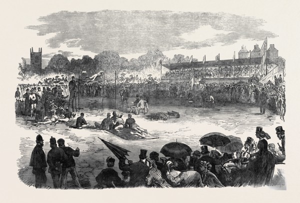 CIVIL SERVICE ATHLETIC SPORTS AT BEAUFORT HOUSE, WALHAM GREEN, 1866