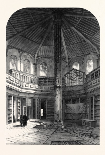 THE CHAPTER HOUSE, WESTMINSTER ABBEY, LONDON, UK, 1866