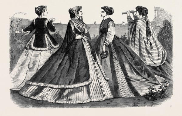 PARIS FASHIONS FOR MAY, FRANCE, 1866