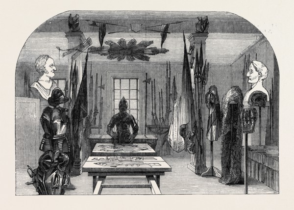 THE ARMOURY OF THE UNITED SERVICE INSTITUTION.