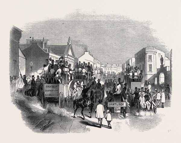 CITY OF CORK, SCENE ON THE DAY OF THE O'CONNELL DINNER