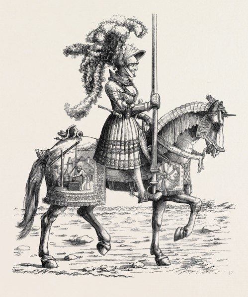 SPECIMEN OF WOOD-ENGRAVING, 1518, TRIUMPHS OF MAXIMILIAN