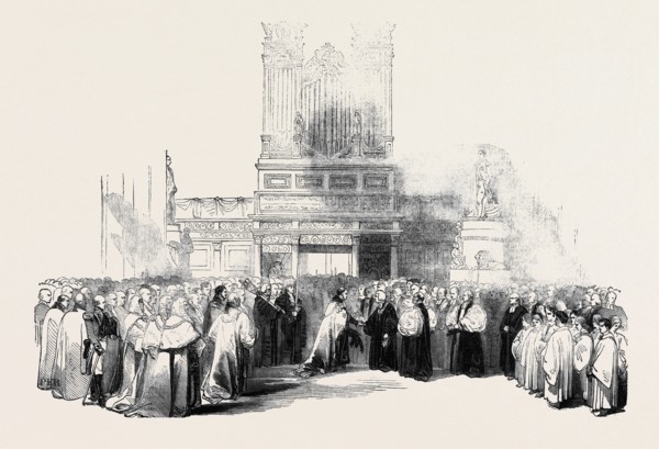 ANNIVERSARY MEETING OF THE CIVIC AUTHORITIES AND  THE METROPOLITAN CLERGY, IN ST. PAUL'S CATHEDRAL.