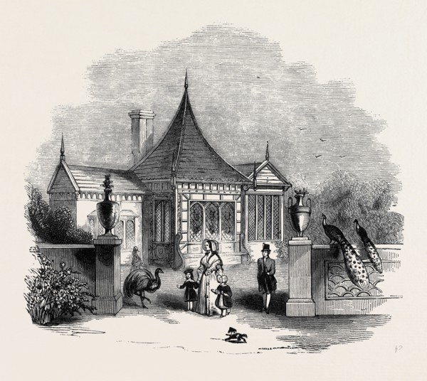 THE CHINESE SUMMER-HOUSE, BUCKINGHAM PALACE GARDENS.
