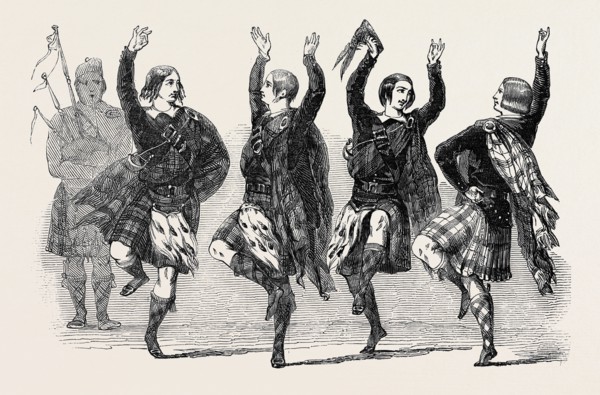HIGHLAND DANCERS AND PIPERS
