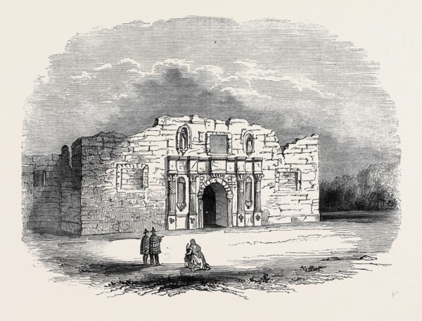 TEXAS: CHURCH OF ALAMO, SAN ANTONIO DE BEXAR