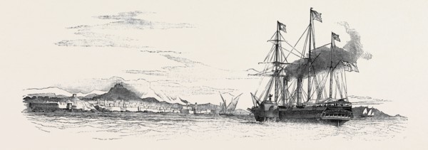 THE MAIL PACKET FROM ALEXANDRIA, OFF MARSEILLES, THE INDIAN MAIL ON BOARD