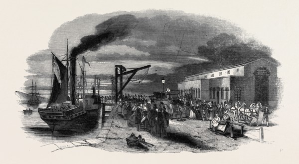 BOULOGNE, EMBARKATION OF THE INDIAN MAIL