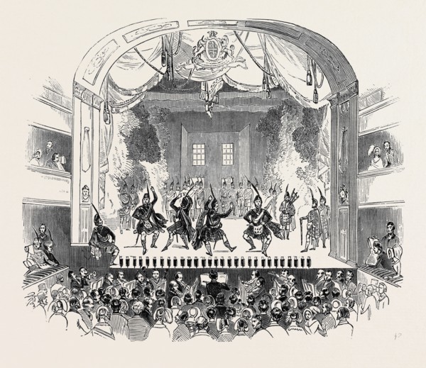 THE GREAT HIGHLAND BAGPIPE COMPETITION. AT THE THEATRE ROYAL, EDINBURGH.