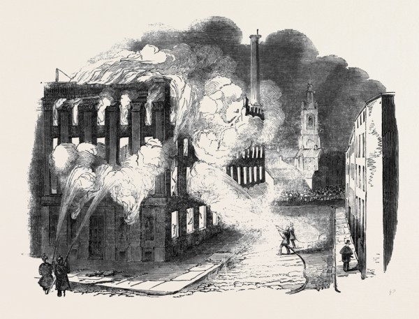 BURNING OF IRWELL BUILDINGS, MANCHESTER