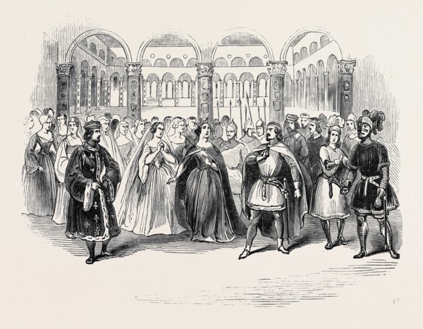 SCENE FROM RICCI'S NEW OPERA OF "CORRADO DI ALTAMURA," AT HER MAJESTY'S THEATRE