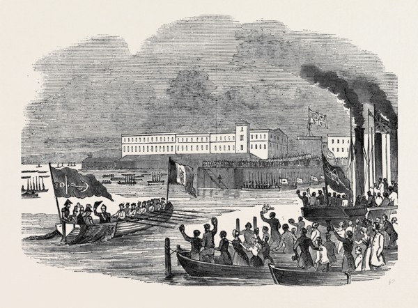 VISIT OF THE KING OF THE FRENCH, LOUIS PHILIPPE, TO QUEEN VICTORIA: DEBARKATION AT PORTSMOUTH